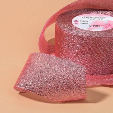 Boil tape, 50 mm, 23 ± 1 m, pink color No. 013-2