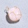 Kvartz pink keychain, in wire