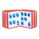 Soft book- EVA Cube “Account from 1 to 10”, 6 x 6 cm, 12 p.