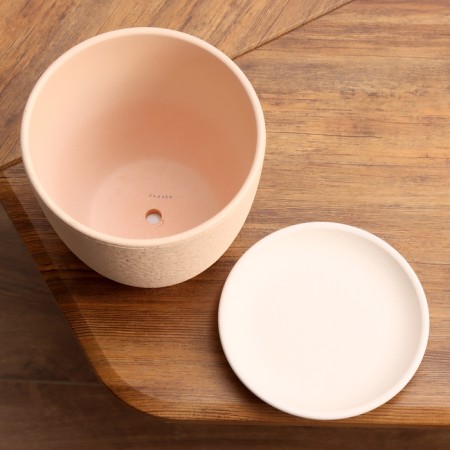 Pot Flower Nest Beige Crocus No. 3, 2.3 L, D - 17.7 cm-3