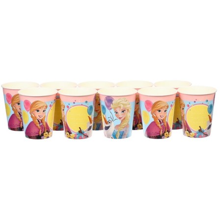 A glass of paper "Happy Birthday!", 250 ml, cold heart-4