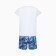 Female set (shorts/T -shirt) home, blue color, size 50
