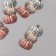Decor for creativity wood "Three patterned pumpkins" 5.4x3.3x0.3 cm