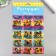 Bulge in color gel "Color" set of 12 packets 28x17 cm