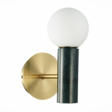 Wall lamp ST LUCE. SL1210.401.01. Pietra. 1x5 W, G9, 4000K, 12x23 cm, golden color, black