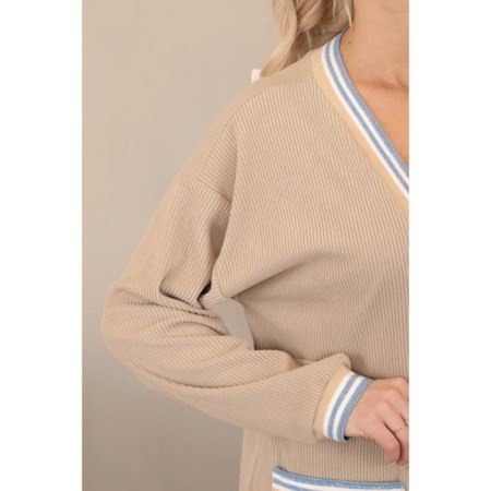 Female suit, size 44, beige color-6