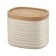 GUZZINI Tierra storage bank, with a bamboo cover, 0.5 l, color beige