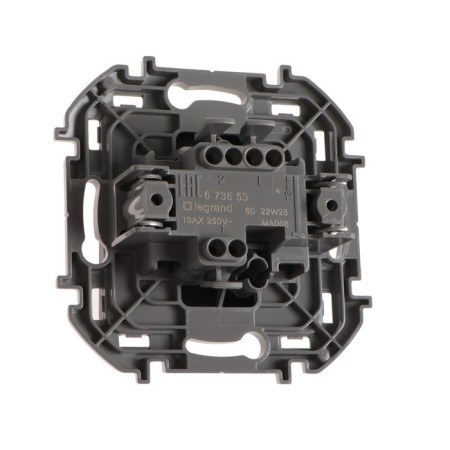 Single -valve Legrand Inspiria, 10 AX, 250 V, Anthracite switch-1