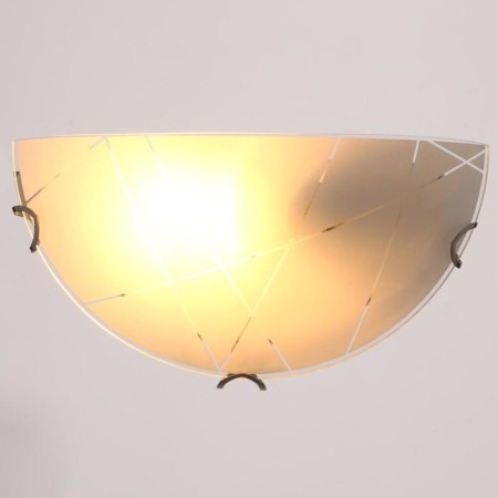 Lamp "Contour" Mollir., 1x60W E27, chrome, d = 30 cm, h = 5.5 cm-1