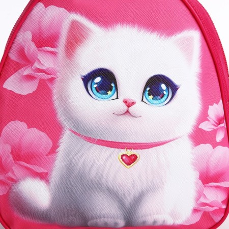 Gift set for a girl with a backpack "Fluffy cat"-5