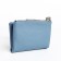 Women's wallet on the button, blue color