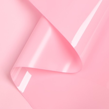 Flower film "Transparent strip" Pink, 0.58 x 10 m-2