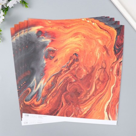 Scrapbooking "Lava Stream" density 180 g 30.5x32 cm-1