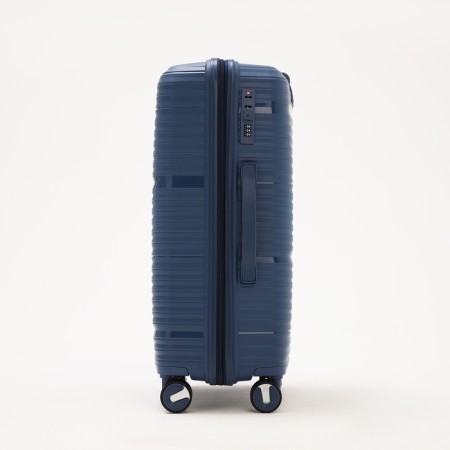 Middle suitcase 24 ", lightning department, code castle, 4 wheels, blue color-2