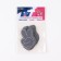Reflective thermonacleka "All the World", 6.3 × 4.3 cm, color gray color