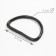 Half -ring for bags, d = 25 mm, thickness - 2 mm, black nickel color