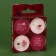 New Year's candles Tea "can be all", without aroma, set of 4 pcs, diam. 3.7 cm