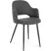 STULL OF A MIGRAL CARCASAS GUTALL/velor, black/dark gray 51x56x82 cm