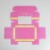 Eclaire box, confectionery packaging, 5 inserts, Perfect Tasty, 25.2 x 15 x 7 cm