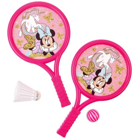 Gaming set, rackets, a wax and ball, Minnie Mouse, Disney
