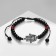 Bracelet-reinforcing “Hams Happiness” Grand, red-black color with silver, d = 6 cm