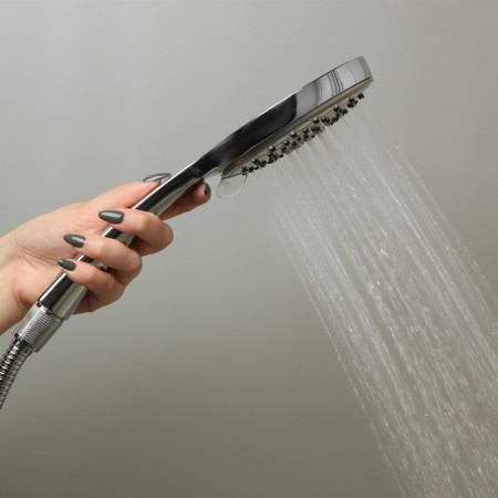 Shower watering can Accoona A343, 3 modes, chrome-6