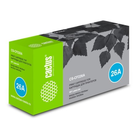 CACTUS CSTUS CS-CF226A CF226A, for HP LJ M402D/M402N/M426DW/M426FDN, 3100 pages, black color black