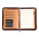 Organizer on the rings A5, 100 sheets ruler, with a calculator, on a zipper, brown