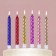 Candles for the cake, multi -colored, 6 pcs.