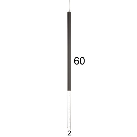 Lamp "Acota" LED 5W 4000K Black 2x2x60-160cm-5