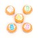 Happyki bath bomb "Ushastiki" with foam and a toy mix, 160 g