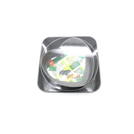 A set of baking forms Bekker, anti -stick coating, size 28x28x6.5 cm, 3 pcs-3