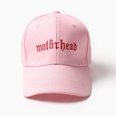 Women's cap Minaku "Motorhead", pink color, rr 54-56-1
