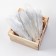 Feathers for decor, silver full color, 13-15 cm 10 pcs