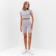 Women's costume minku (top, bicycles), light gray color, rr 46