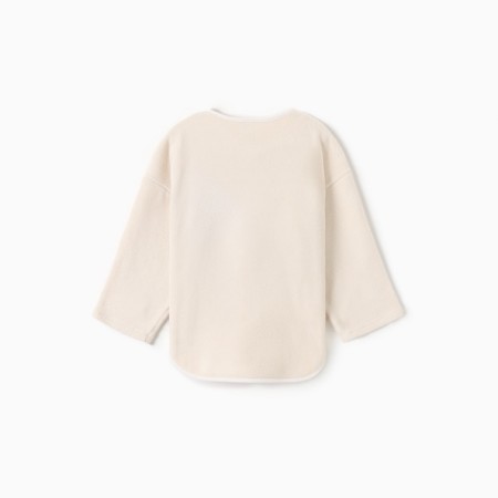 Svitshot Children's Minaku: Fleece Soft, beige color, height 128 cm-7