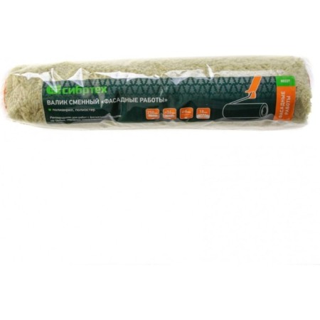 Sixtect -shaped roller 80227, polyester, d = 36 mm, handle d = 6 mm, pile 18 mm, 250 mm-3
