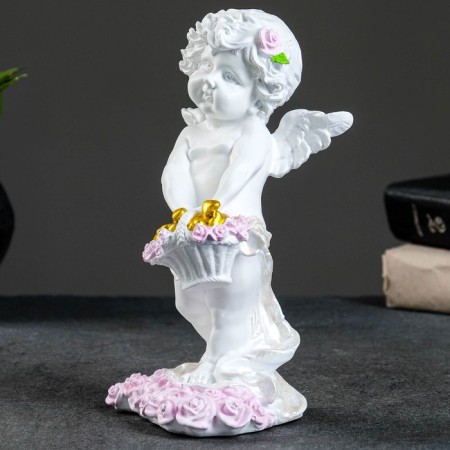 Figure "Angel Store Love" White 10x10x20.5cm-3