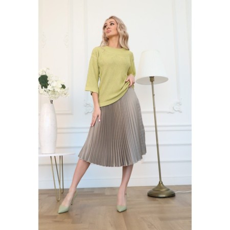 Women's skirt, size 52, gray color