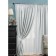 Set of curtains on the braid Domino, size 400x270 cm, tulle - 450x270 cm