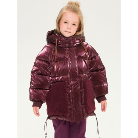 Jacket for girls, height 104 cm, blueberry color