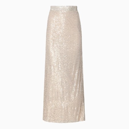 Women's skirt from sequins Mist, p.44, golden