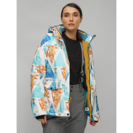 Ski suit female, size 42, blue color-8