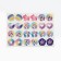 Clips Stickers "Cute Princess" Children, 12 pcs
