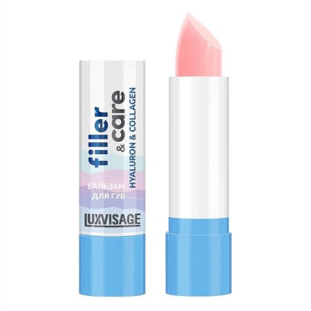 Lip balm Luxvisage Filler & Care, with hyaluron and collagen, 4.2 g
