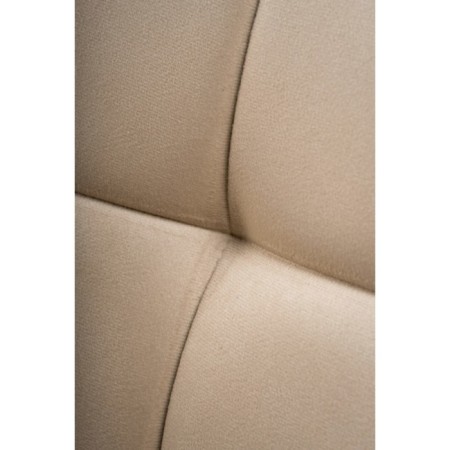 SHEET on a metal frame Chelsea Metal/velor, white/beige 50x60x80 cm-5