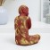 Figure "Buddha thoughtful" Terracotovaya, 19cm