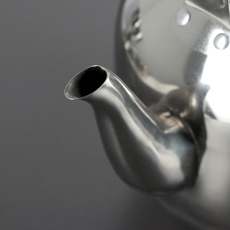 Hot teapot made of stainless steel "Arkady", 3 l, chrome color-1