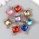 Decor for creativity plastic for metal "Rombic" gold MIX 2x1x2.8 cm
