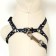 Set "Classic", leash 120 x 1 cm, fire 28-47 cm, black